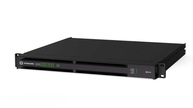 Dynacord IX60-8-US 8 Channel Networked DSP Power Amplifier - 6KW