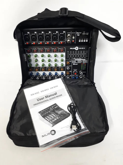 Music8 M8-MX-6 USB 8-Channel Mixing Console