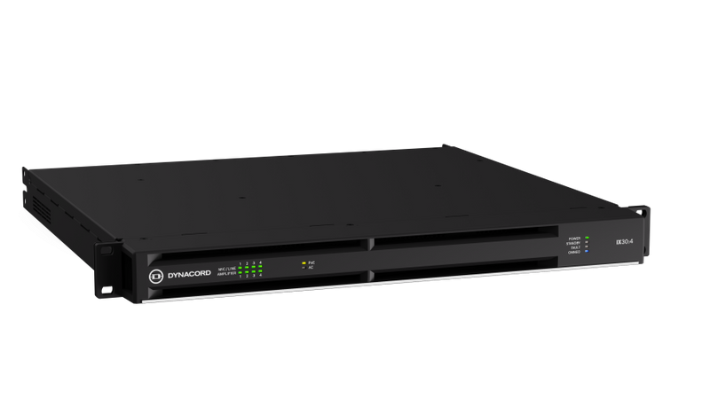 Dynacord IX30-4-US 4 Channel Networked Multichannel DSP Amplifier - 3KW