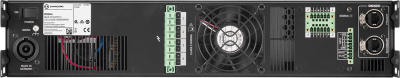 Dynacord IPX10-4 Multi Channel Installation DSP Class-D Amplifier - 4 x 2500 W