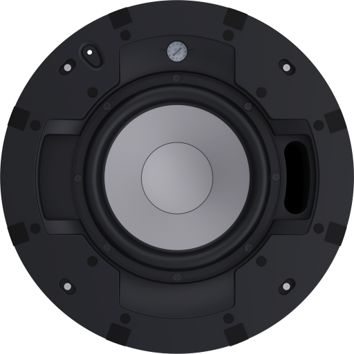 Electro-Voice EVID-C8.1S-G2 Bezel Less Ceiling Speaker (White, Pair) - 8"