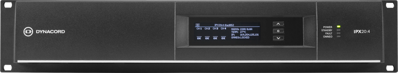 Dynacord IPX20-4 Multi Channel Installation DSP Class-D Amplifier - 4 x 5000 W