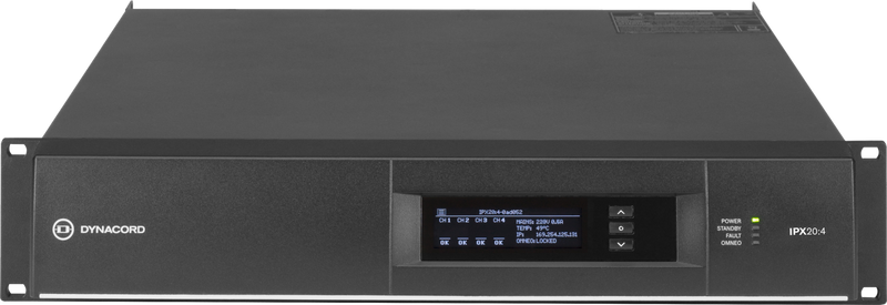 Dynacord IPX20-4 Multi Channel Installation DSP Class-D Amplifier - 4 x 5000 W