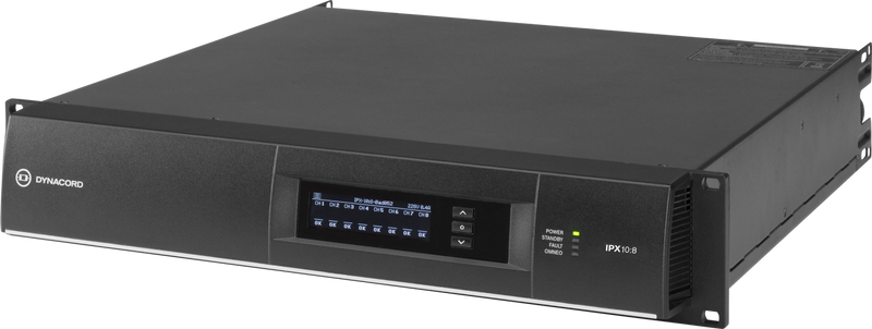 Dynacord IPX10-8 Multi Channel Installation DSP Class-D Amplifier - 8 x 1250 W