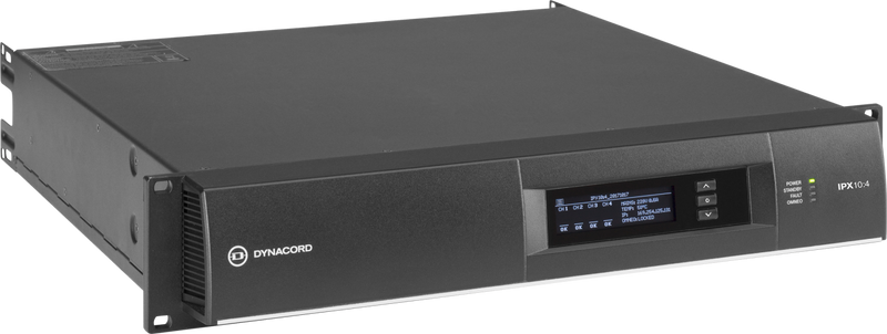 Dynacord IPX10-4 Multi Channel Installation DSP Class-D Amplifier - 4 x 2500 W