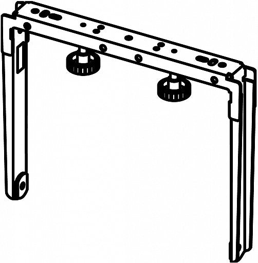 Electro-Voice MFX-UB420-B U-Bracket For MFX-12MC Stage Monitor (Black)