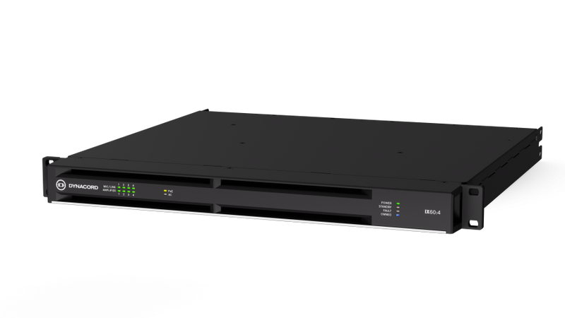 Dynacord IX60-4-US 4 Channel Networked Multichannel DSP Amplifier - 6KW