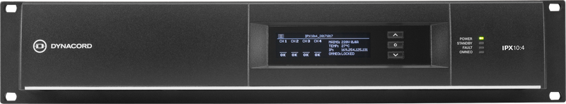 Dynacord IPX10-4 Multi Channel Installation DSP Class-D Amplifier - 4 x 2500 W