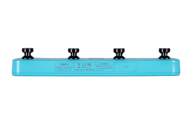 GTRS Guitars GWF4 Series Wireless Footswitch (Blue)