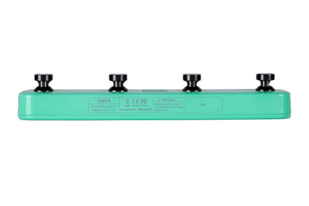 GTRS Guitars GWF4 Series Wireless Footswitch (Green)