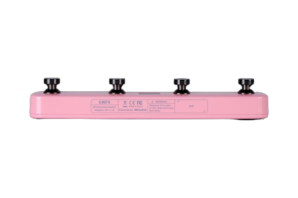 GTRS Guitars GWF4 Series Wireless Footswitch (Pink)