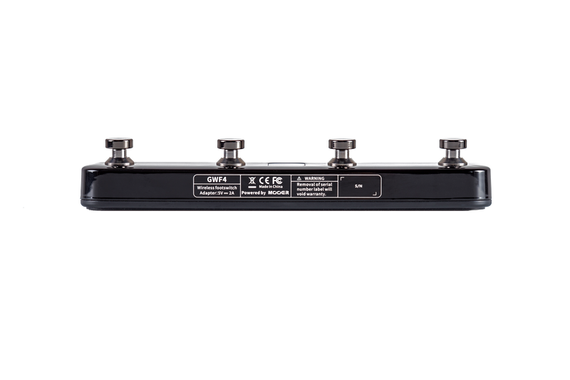 GTRS Guitars GWF4 Series Wireless Footswitch (Black)