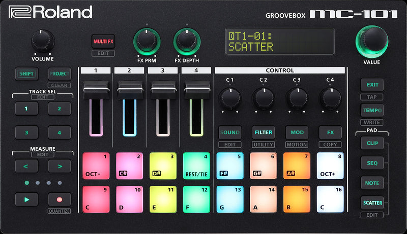 Roland MC-101 Groovebox Drum Machine