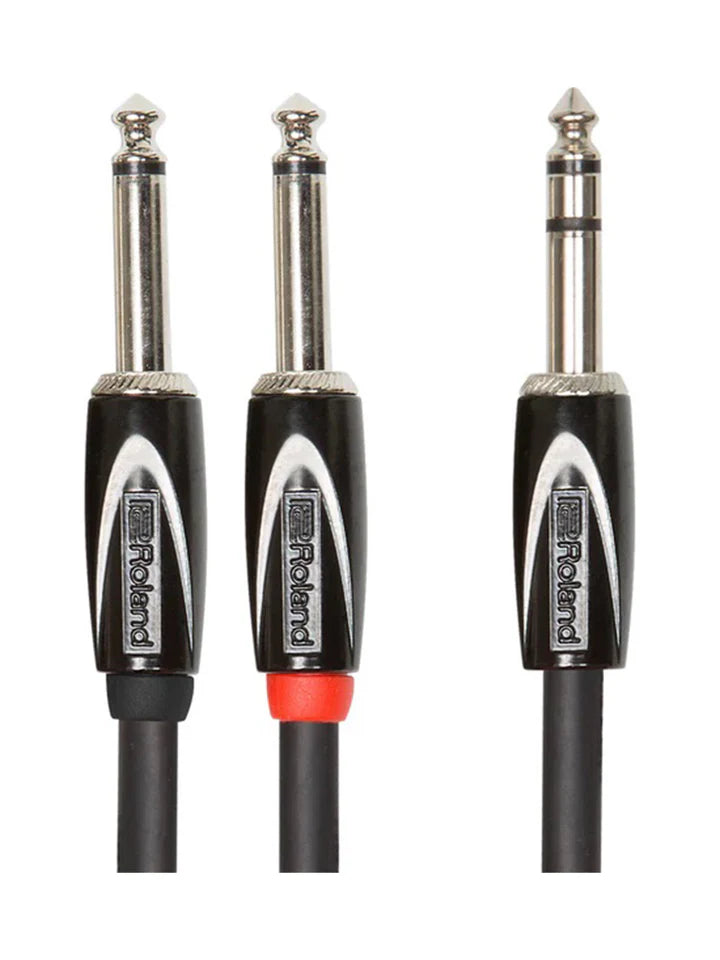 Roland RCC-5-TR28-V2 1/4 To Dual 1/4 Cable - 5'