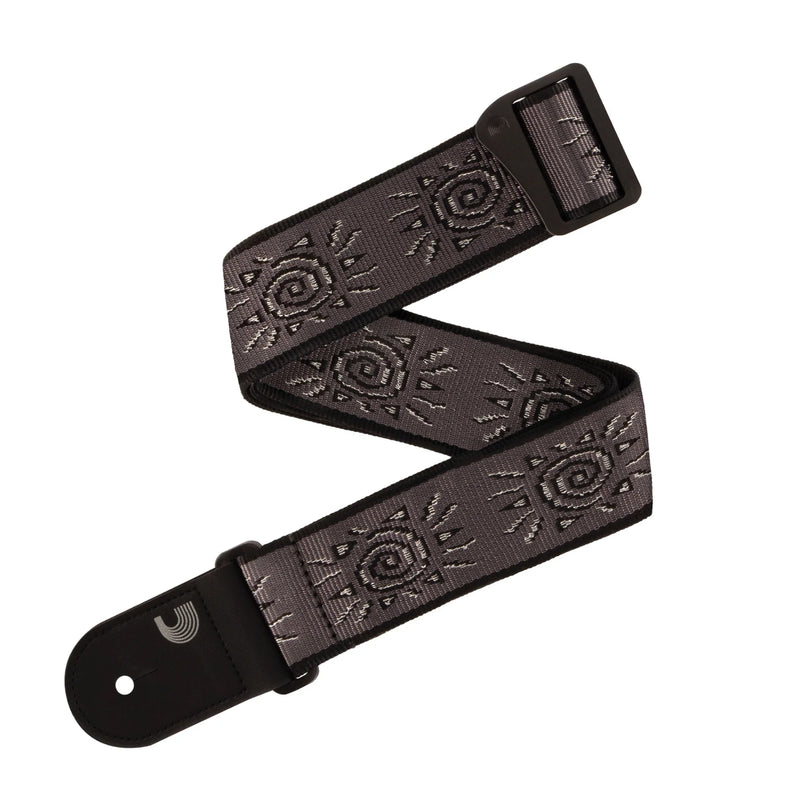D'Addario 50PW03 Planet Waves Vintage Guitar Strap (Suns Silver)