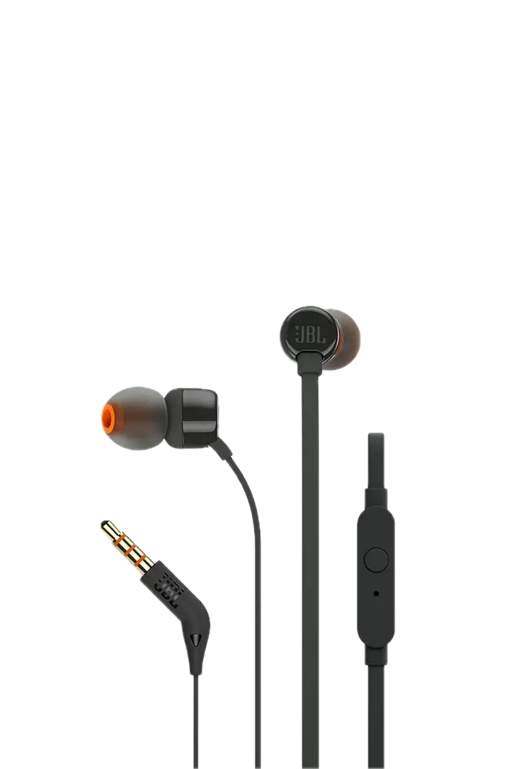 JBL T110 In-Ear Headphones (Black)