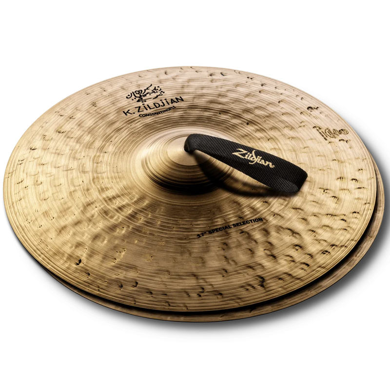 Zildjian K1032 K Constantinople Special Selection Medium Heavy Pair with Straps - 17"