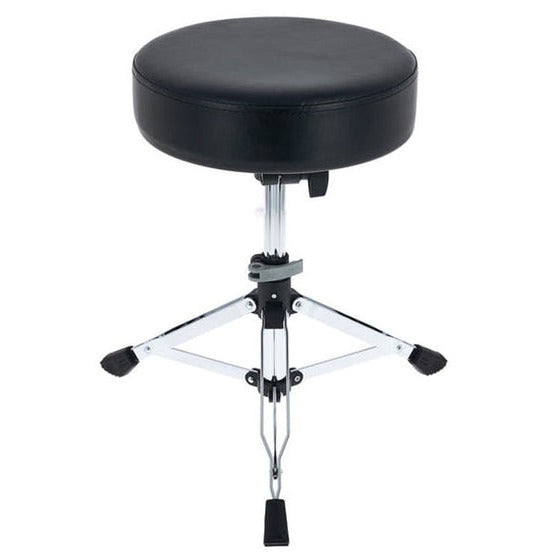K&M 14010 Chrome Double Braced Drum Throne Push-Button Height Adjustment