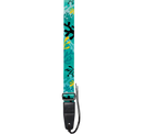 Leho LH-STR-TSLG Colourful Ukulele Strap (Tropical Sea Life Green)