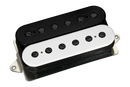 DiMarzio DP282F Dreamcatcher Humbucker F-Spaced Bridge Pickup (Black/White with Black Poles)