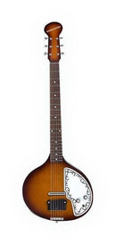 Danelectro D-BSITAR-BRB 60 Guitare électrique Baby Sitar (Brown Burst)