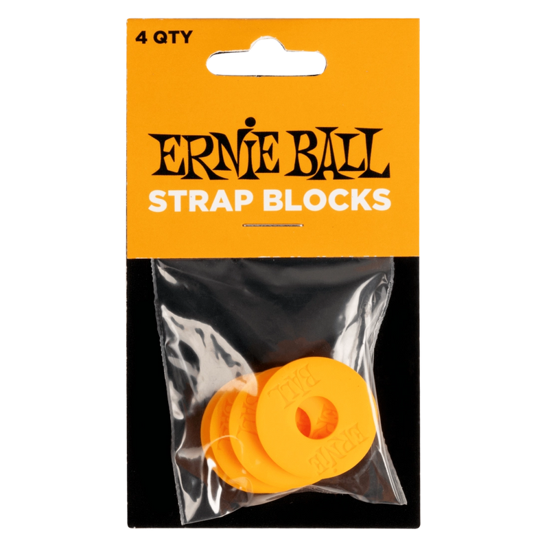 Ernie Ball 5621EB Strap Blocks (Orange)