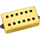 DiMarzio DP244F Dominion F-Spaced Humbucker Neck Pickup (Satin Gold Cover With Black Poles)
