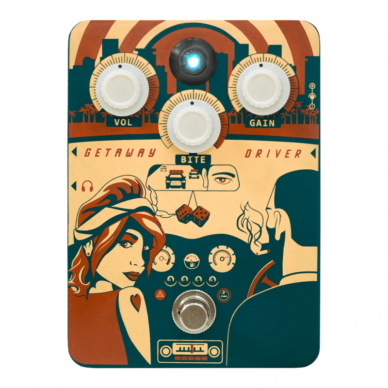 Pédale Overdrive Orange GET AWAY DRIVER