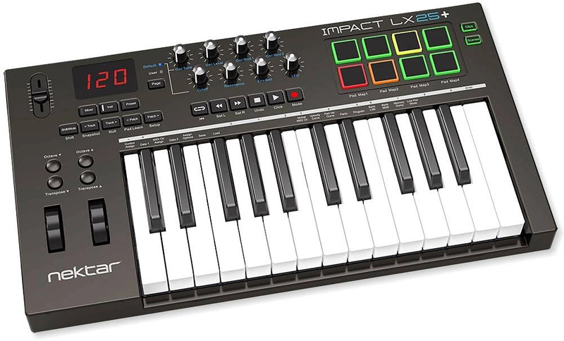Nektar IMPACT LX25+ 25 Key USB MIDI Controller