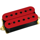 DiMarzio DP216F Mo' Joe Humbucker Bridge Pickup (Red With Black Poles)