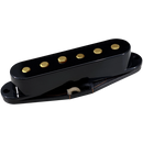 DiMarzio DP176 True Velvet Bridge Pickup (Black With Gold Poles)