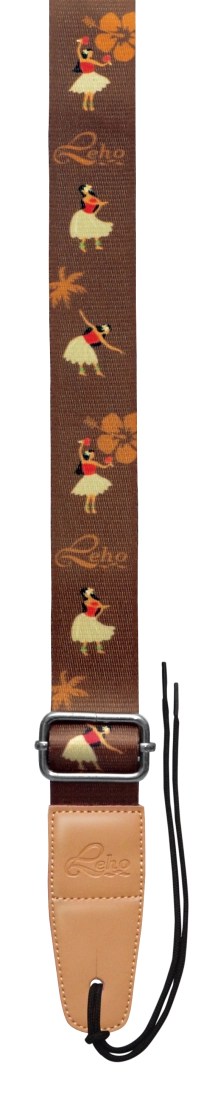 Leho LH-STR-ADHG Colourful Ukulele Strap (Art Dancing Hula Girls)
