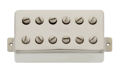 TV Jones POWER'TRON Neck Pickup Humbucker Mount (Nickel)