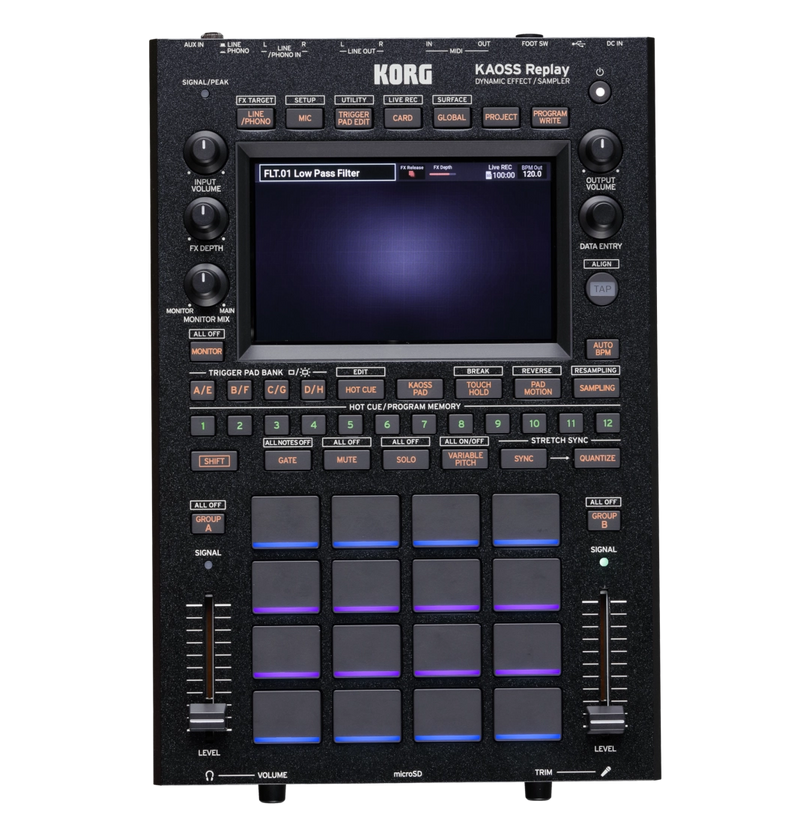 Korg KAOSSREPLAY Outil de performance tout-en-un KAOSS avec effets dynamiques et échantillonneur