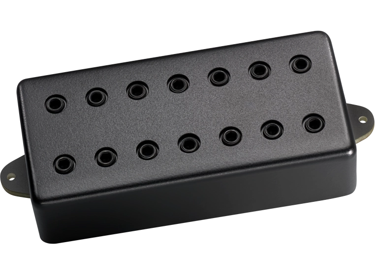 DiMarzio DP716 Imperium 7 Bridge Pickup (Black Metal Cover With Black Poles)