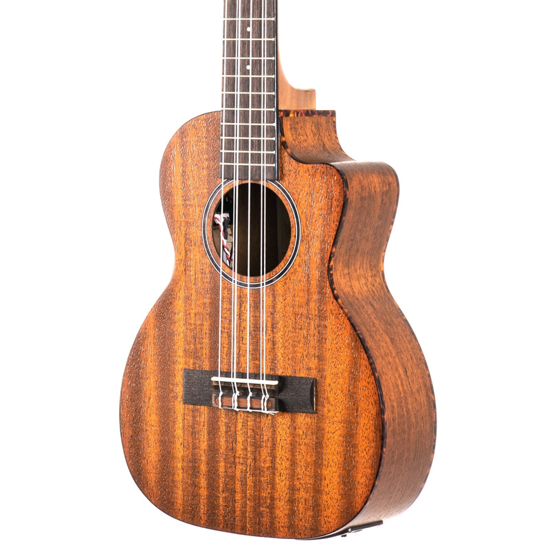 Leho LHU6-MM-CE 6-String Cutaway Tenor Ukulele With EQ (Mahogany Open Pore)