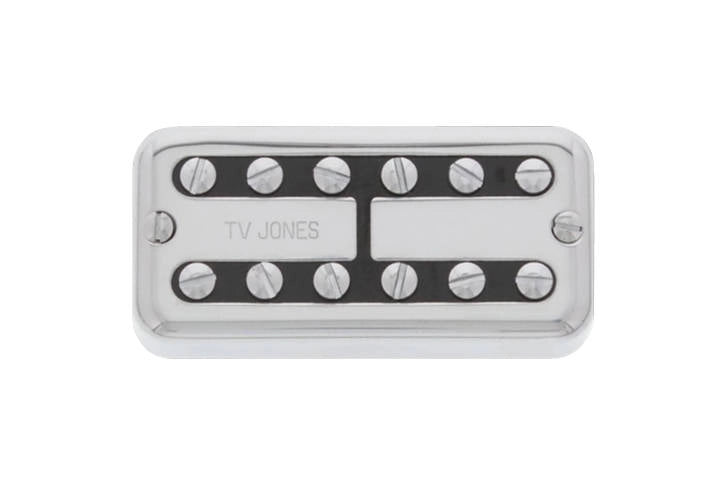 TV Jones POWER'TRON Plus Bridge Pickup Universal Mount with Clip System (Chrome)