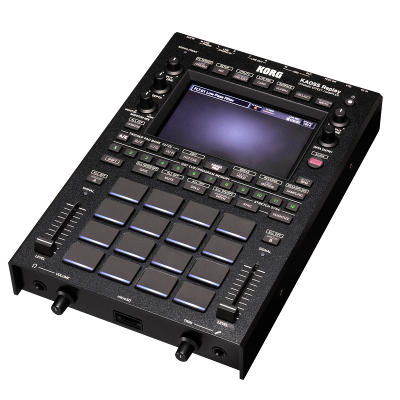 Korg KAOSSREPLAY Outil de performance tout-en-un KAOSS avec effets dynamiques et échantillonneur