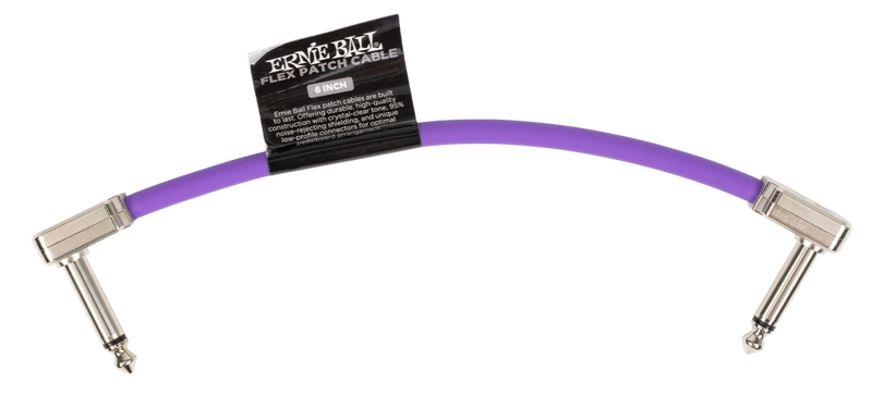 Ernie Ball 6447EB Flex Patch Cable (Purple) - 6"