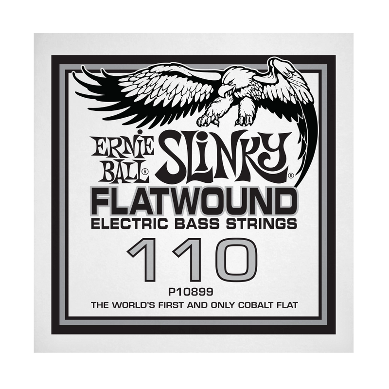 Ernie Ball 10899EB Slinky Flatwound Electric Bass String - .110