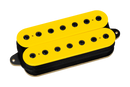 DiMarzio DP712 Super Distortion 7 String Pickup (Yellow With Black Poles)