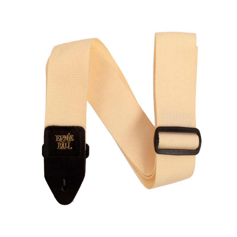 Ernie Ball 5354EB Polypro Guitar Strap (Cream & Black) - 2"