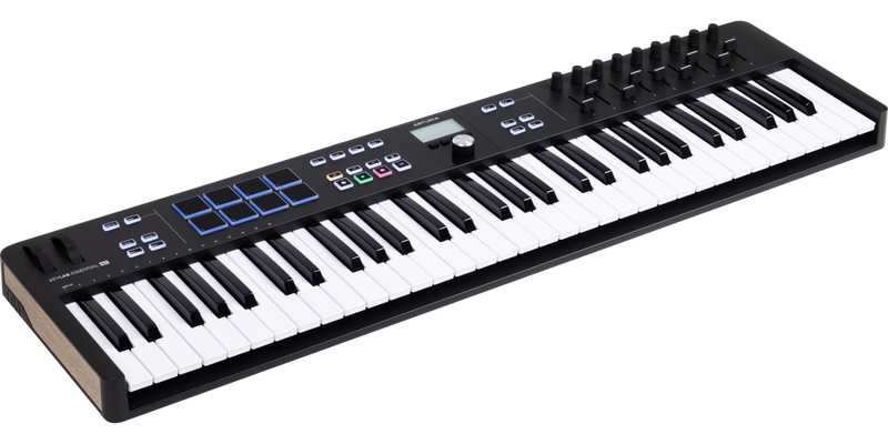 Arturia KEYLAB ESSENTIAL 61 MK3 Contrôleur MIDI universel 61 touches (Noir)