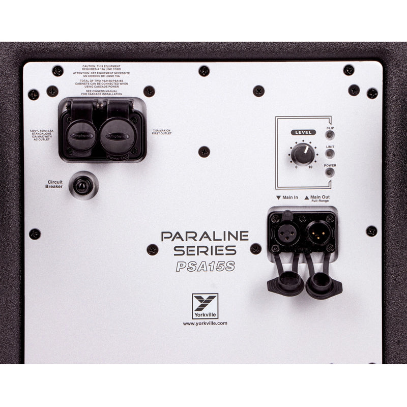 Yorkville PSA15S Paraline Powered Subwoofer - 15"