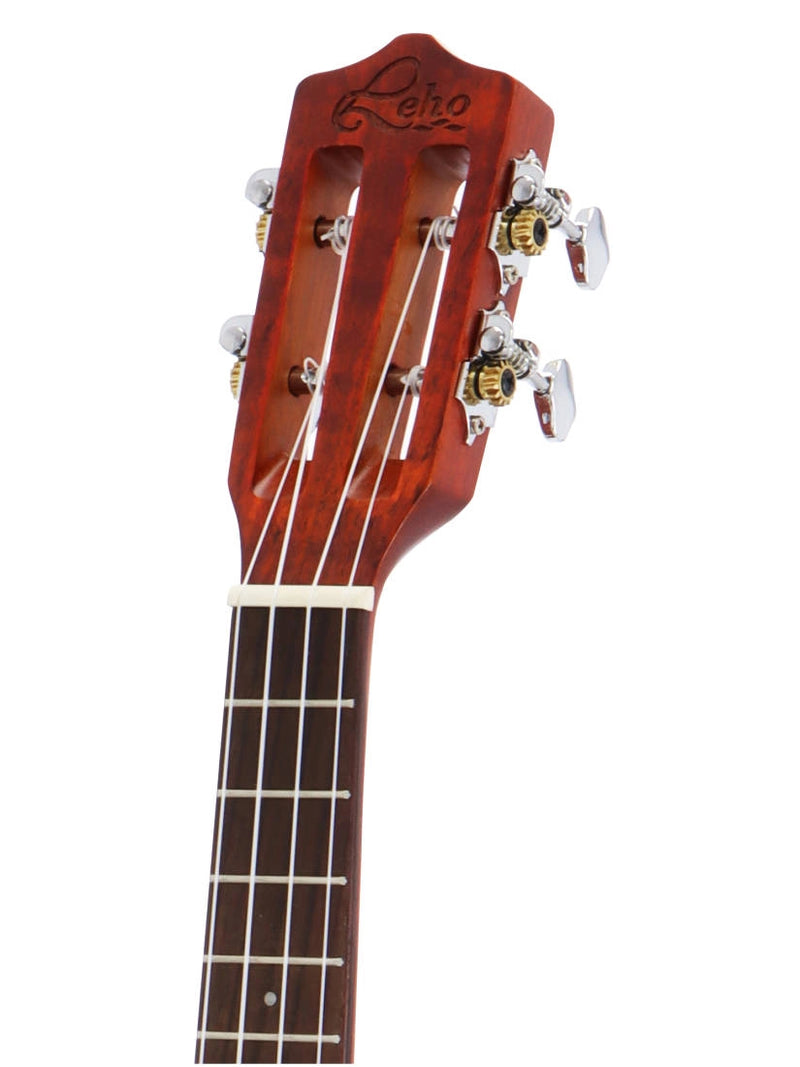 Leho LHUC-CF Flame Maple Concert Ukulele with Solid Cedar Top