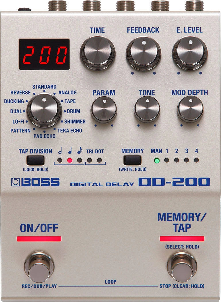 Boss DD-200 Pédale de retard numérique