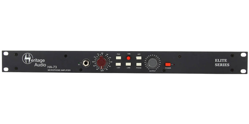 Heritage Audio HA73 Single-Channel Elite Series Microphone Preamplifier