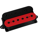 DiMarzio DP259F Titan Humbucker F-Spaced Bridge Pickup (Black/Red With Black Poles)
