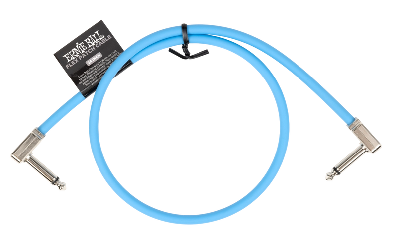 Ernie Ball 6458EB Flex Patch Cable (Blue) - 24"