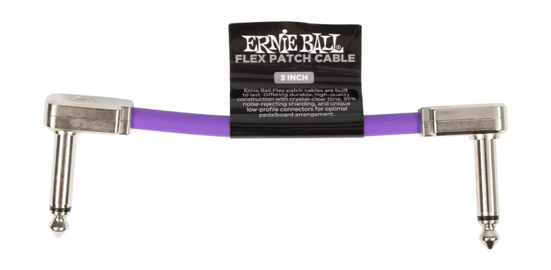 Ernie Ball 6446EB Flex Patch Cable (Purple) - 3"